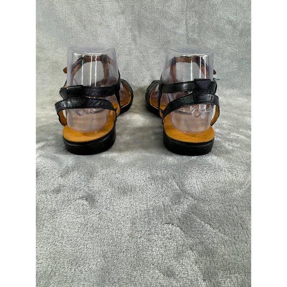 Baretraps Womens Shoes 6.5M  Ellary Black buckeled strap Sandals - Picture 4 of 16